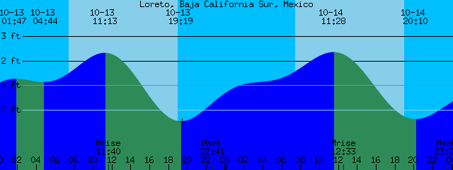 Baja Tide Chart