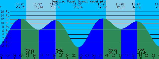 Seattle Tide Chart